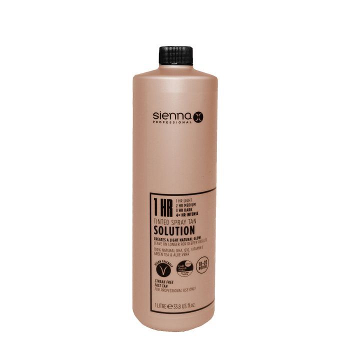 Sienna X Pro Sunless Tanning Spray Hydrating Long Lasting Tan Lotion 1 Litre