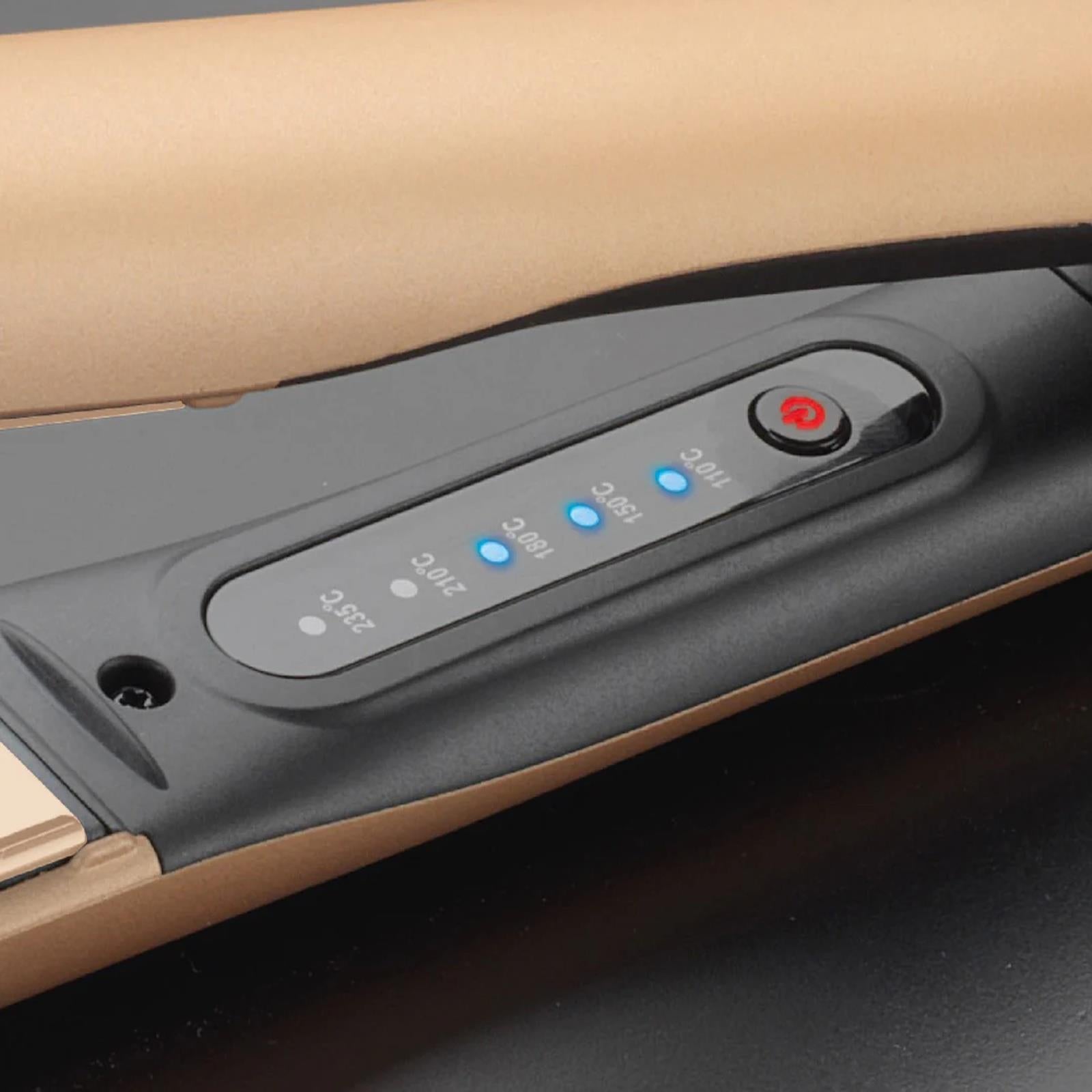 Diva Pro Precious Metals Touch Hair Straightener Instant Heat Up
