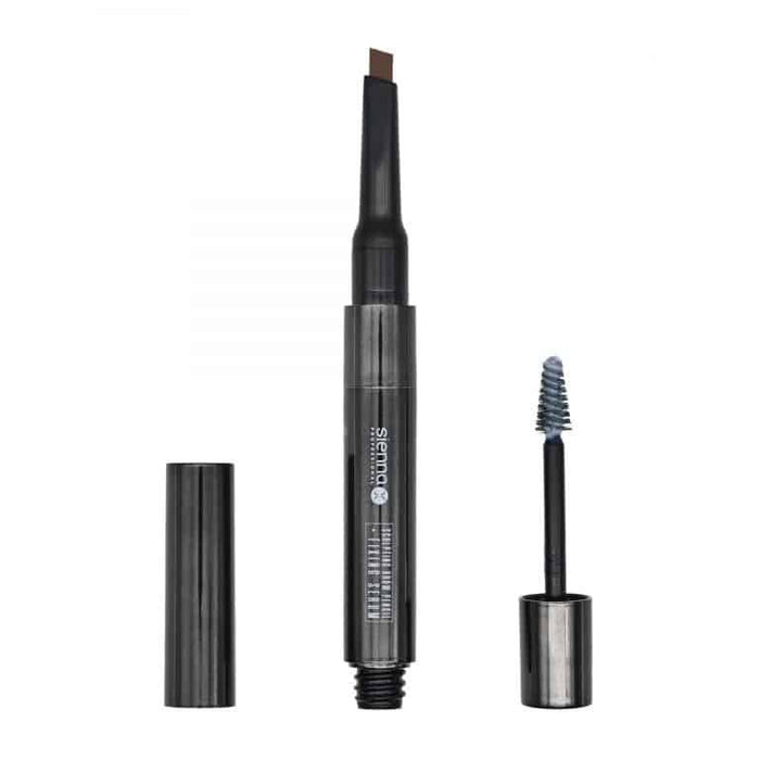 Sienna X Sculpting Brow Pencil and Fixing Serum - Warm Brunette