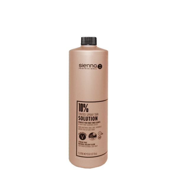 Sienna X Pro Tanning Solution Streak Free Spray Tan Lotion 1 Litre