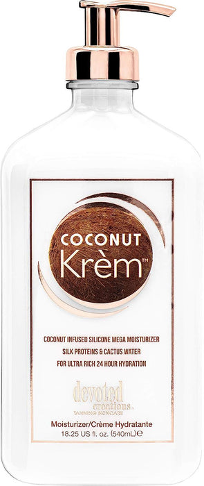 Devoted Creations Lotion hydratante bronzante Krem à la noix de coco