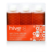 Hive of Beauty 80g Warm Honey Creme Roller Wax Catridges - 6 Pack