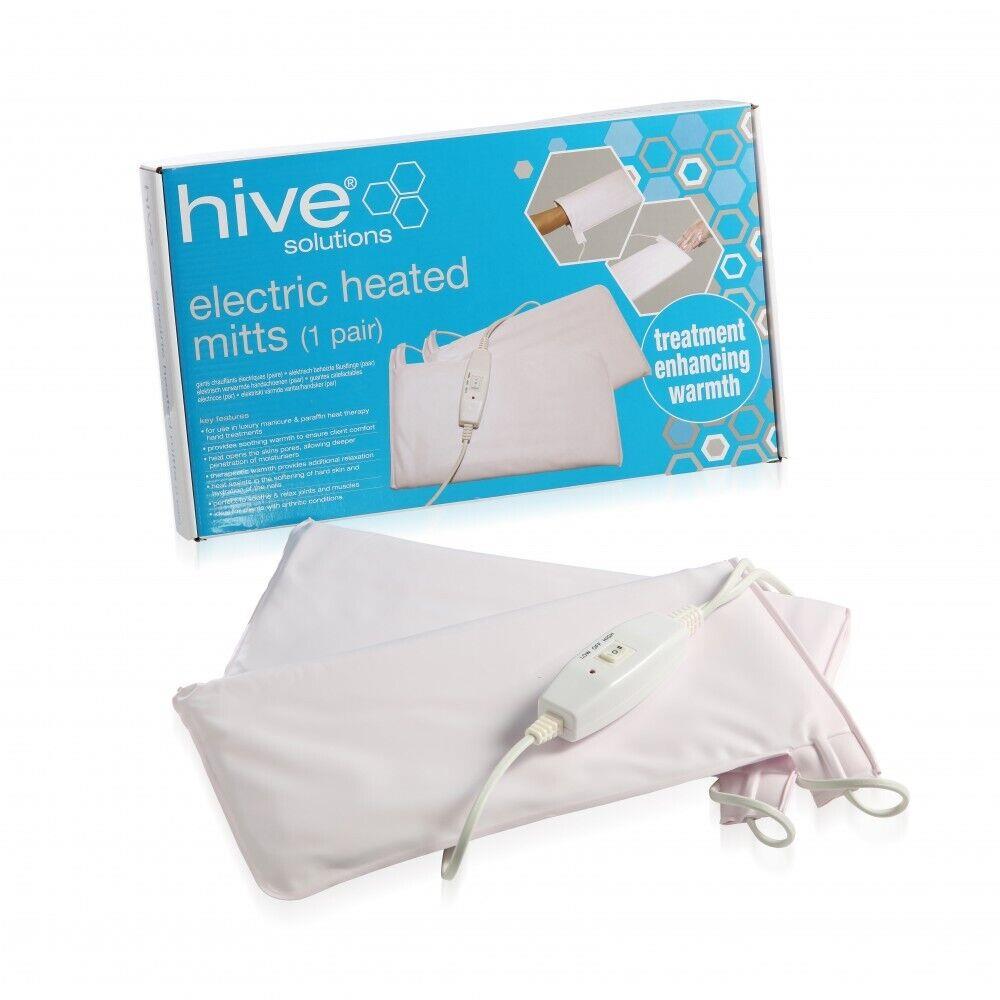 Hive of Beauty Electric Heated Manicure Mitts Paraffin Wax Treatments