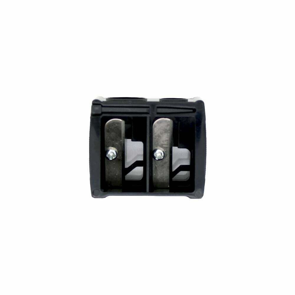 Hive of Beauty Double Make Up Pencil Sharpener in Black