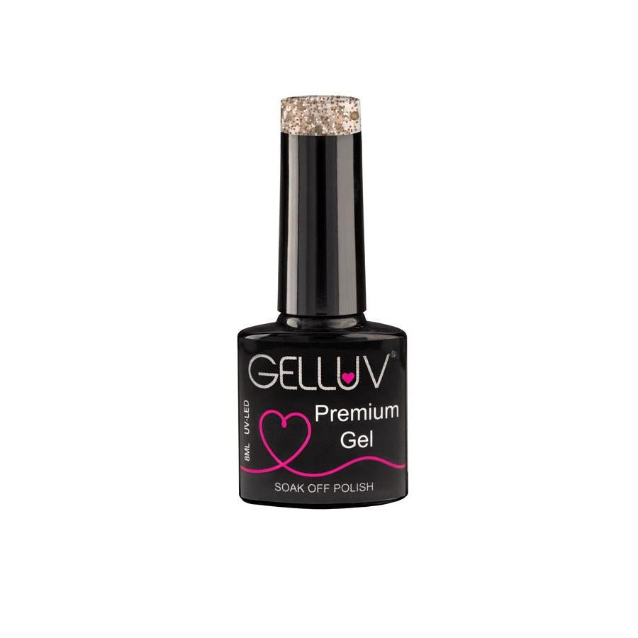Gelluv Soak Off Gel Nail Polish All that Glitters Range - 8ml Bottles