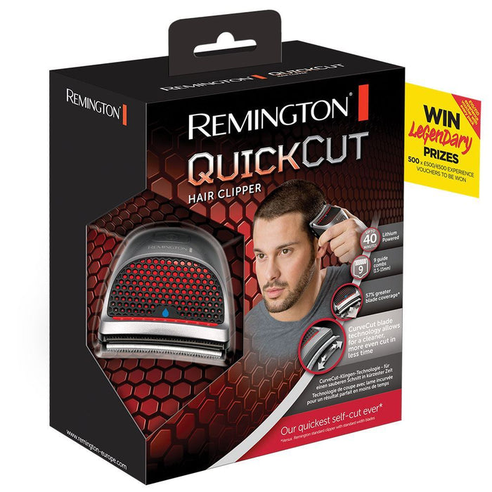 Remington HC4250 Quick Cut Hair Clipper - Cordless with Self Cut Curve Cut Blade