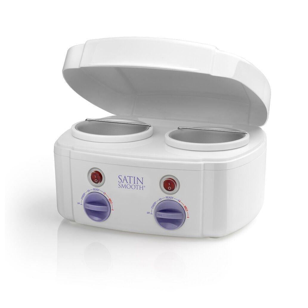 Satin Smooth Double Twin Pot Waxing Heater For Wax Lotions & Waxes