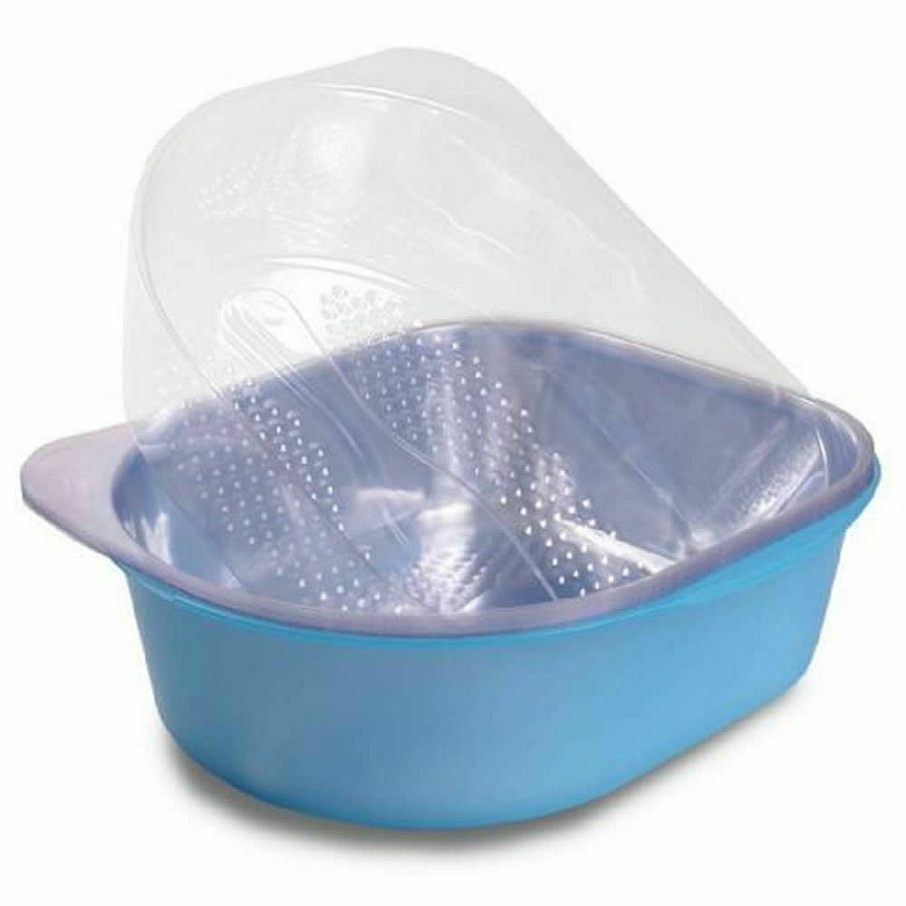 Belava Salon Pedicure Tub Bowl Foot Bath Plus 20 Liners - Blue