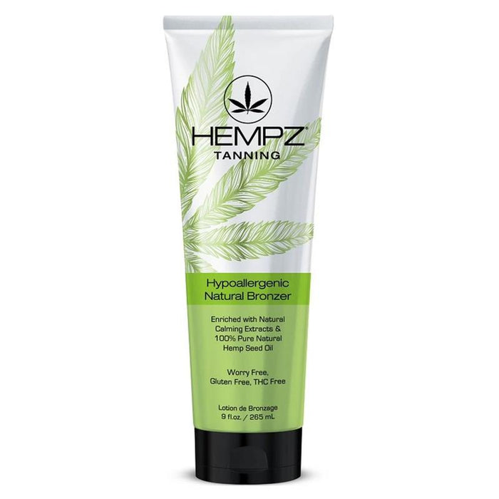 Hempz Hypoallergenic Natural Bronzer Tanning Lotion - Hemp Seed Oil