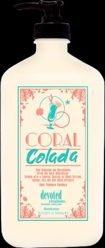 Devoted Creations Lotion hydratante bronzante pour la peau Coral Colada