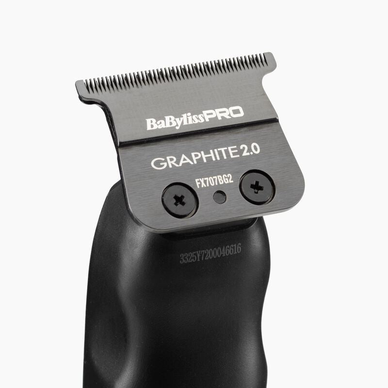 BaByliss Pro Compact Lo-ProFX Hair Trimmer Graphite 2.0 mm T-blade Zero Gap