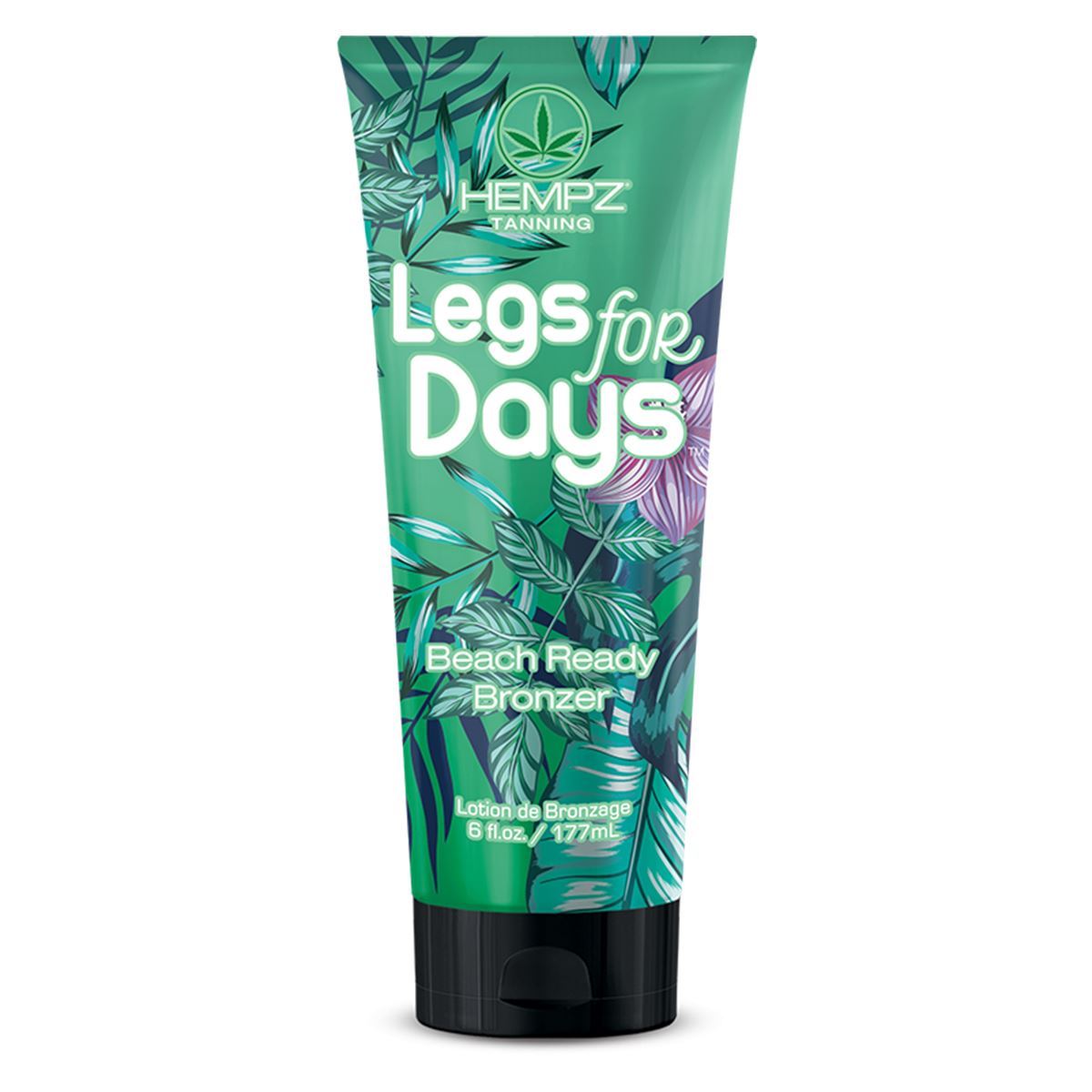 Jambes de chanvre pour des jours de bronzage DHA Bronzer Lotion bronzante Chanvre naturel pur