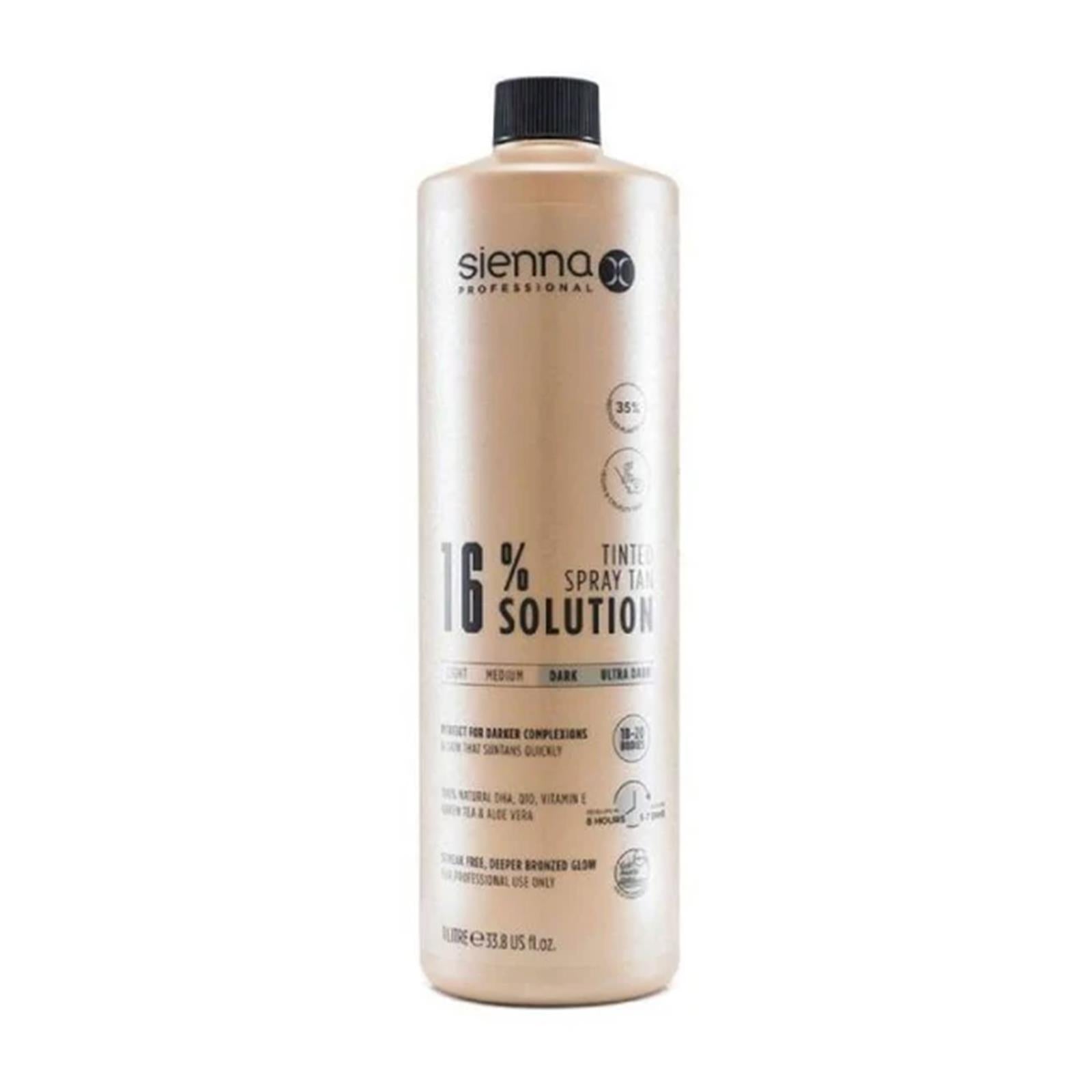 Sienna X Pro Tanning 6% Solution Streak Free Spray Tan Lotion 1 Litre