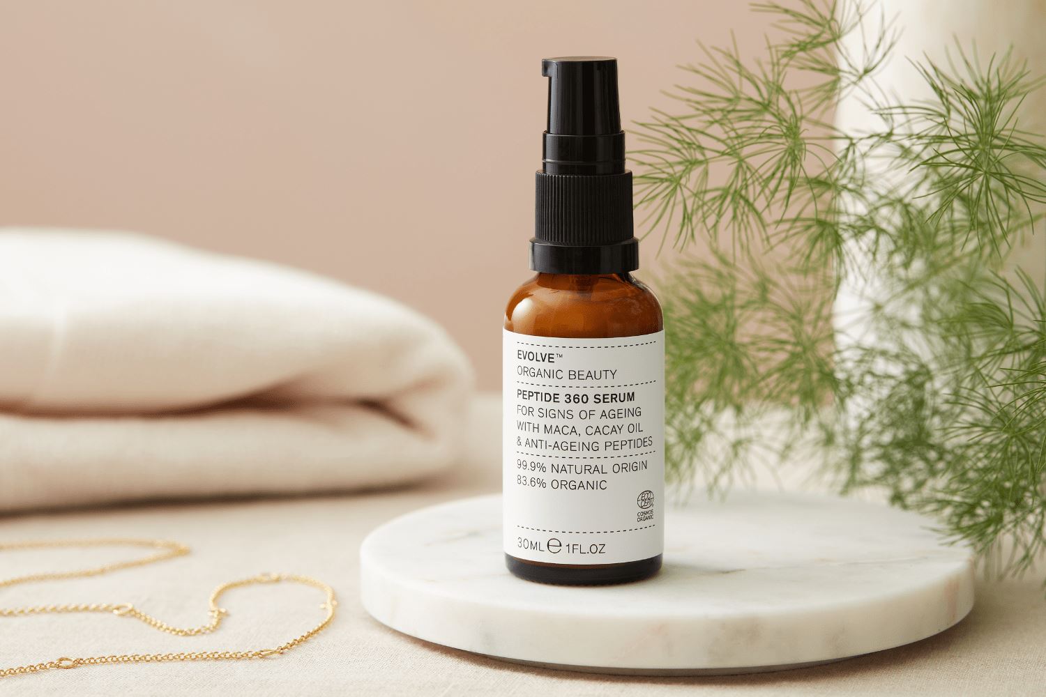Evolve Beauty Organic Peptide 360 Serum Anti Aging Oil 30ml