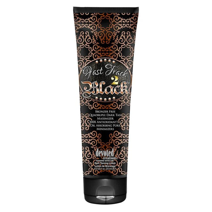 Devoted Creations Fast Track To Black Tanning Bronzer Lotion - 250ml