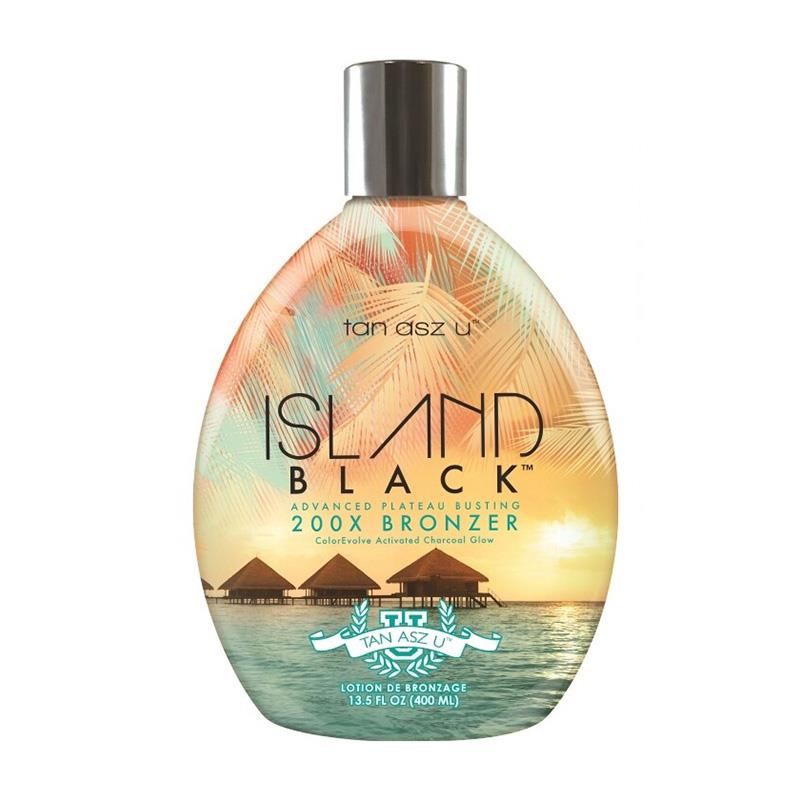 Tan Asz U Island Black Tanning Lotion Advanced Plateau Busting 200X Bronzer