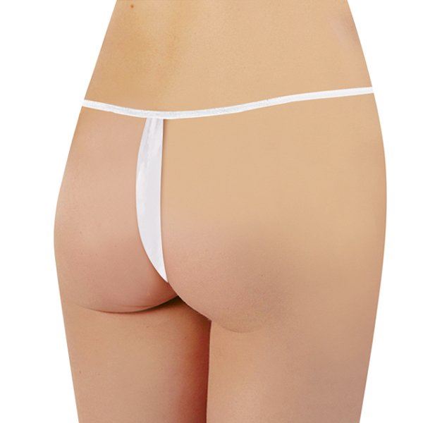 Deo Disposable White G Strings for Salon & Spa Pack of 50