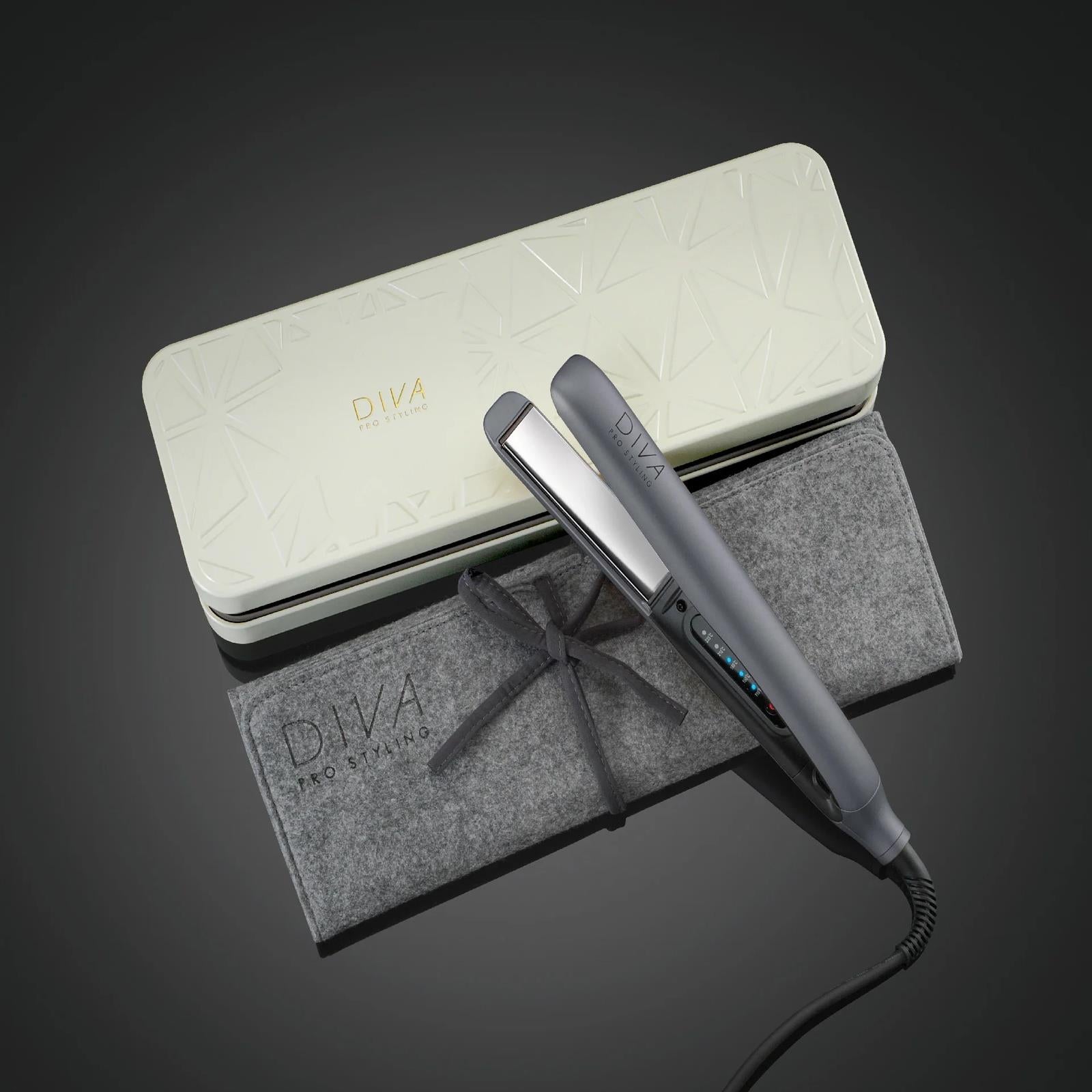 Diva Pro Precious Metals Touch Hair Straightener Instant Heat Up