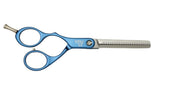 STR 5.5" Fusion Leftie Hairdressing thinning Scissors - Blue
