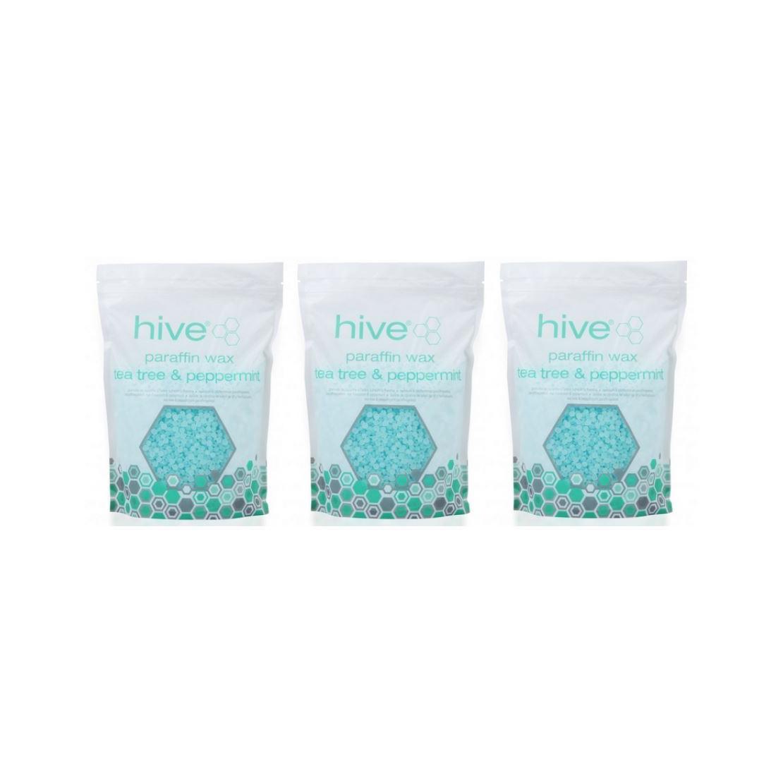 Hive of Beauty 3 For 2 Tea Tree Paraffin Wax Pellets - 700g