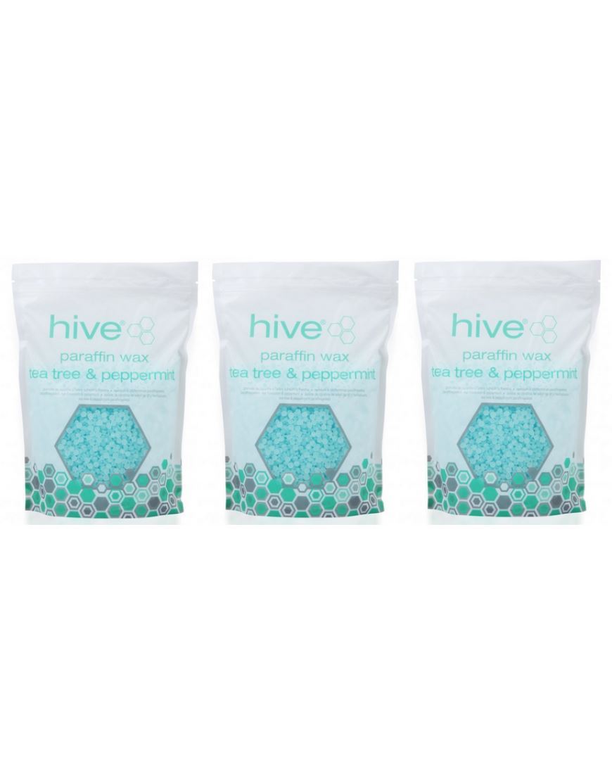 Hive of Beauty 3 For 2 Tea Tree Paraffin Wax Pellets - 700g