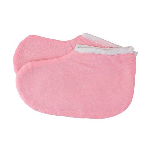 Deo Salon Booties for Paraffin Wax Pedicure Treatments - Pink