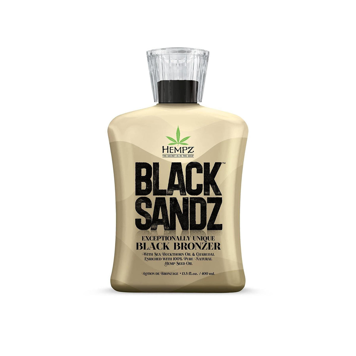 Hempz Black Sandz Tanning Lotion Exceptionally Unique Black Bronzer