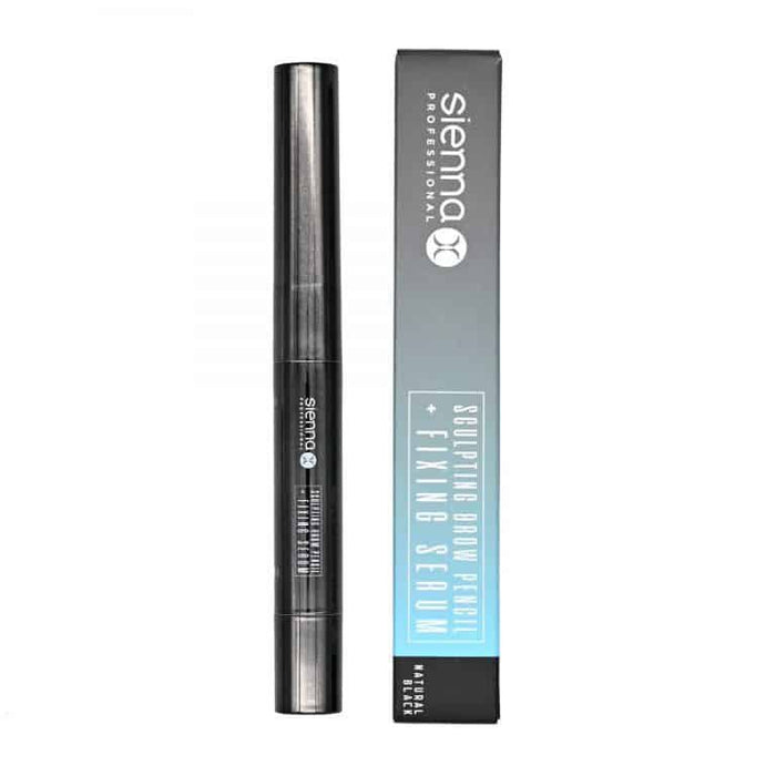 Sienna X Sculpting Brow Pencil and Fixing Serum - Natural Black