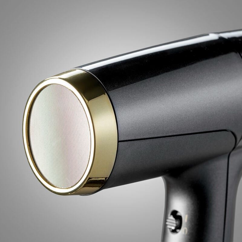 BaByliss Pro Falco Digital Hair Dryer 2000W Professional Fast Drying Nozzle Grey/Gold