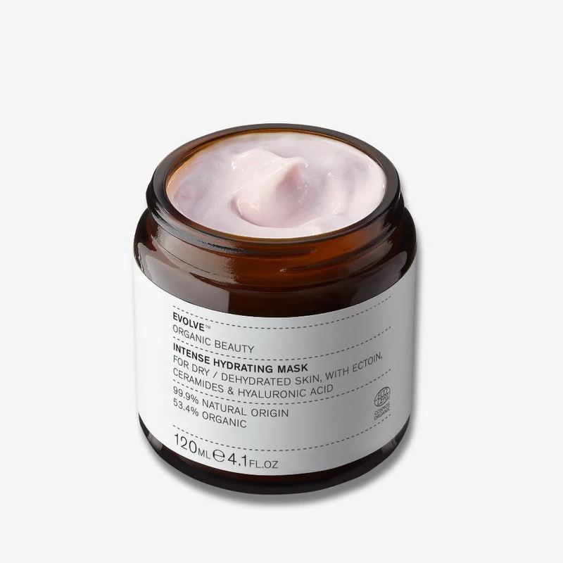 Evolve Beauty Organic Intense Hydrating Mask For Dry Dehydrated Skin 120ml
