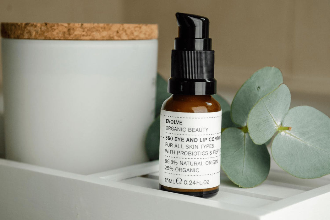 Evolve Beauty Organic 360 Eye Lip Contour Fine Lines & Wrinkles 15ml