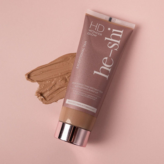 He-Shi HD Wonderglow Skin Perfecting Maquillage de finition instantané pour bronzage