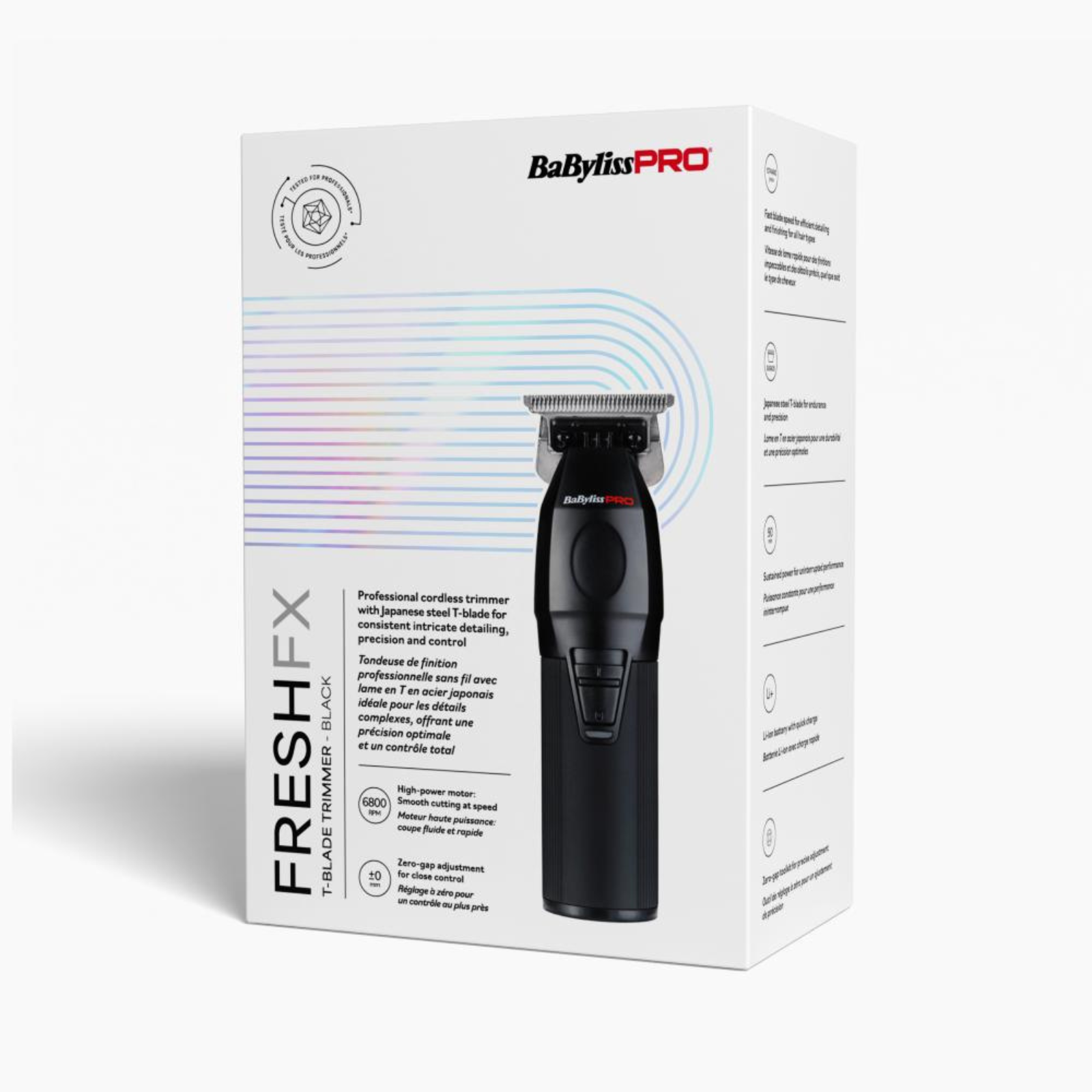 Babyliss Pro FX76U FreshFX Hair Trimmer Cordless Japanese Steel Blade