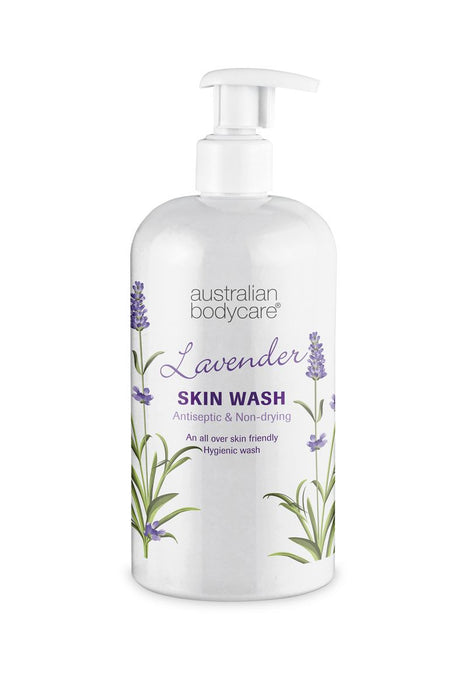 Australian Bodycare Lavender Skinwash Moisturising Antiseptic Shower Wash Gel 500ML