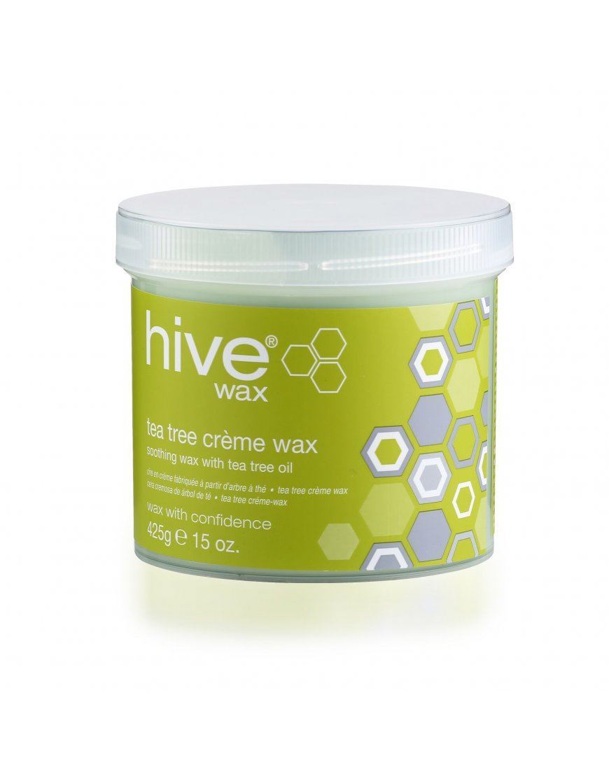 Hive of Beauty Waxing Tea Tree Creme Wax Lotion 425g