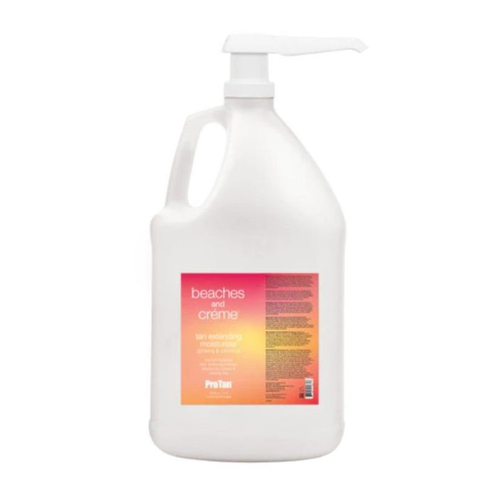 Pro Tan Salon Tanning Beaches & Crème Rich Extending Moisturiser 1 Gallon