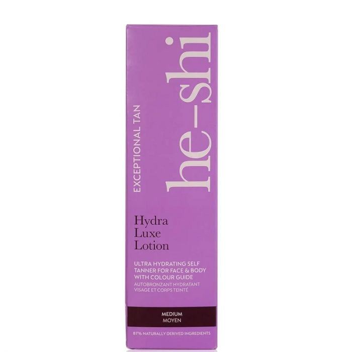 He-Shi Hydra Luxe Lotion Hydrating Medium Self Tanner For Face & Body