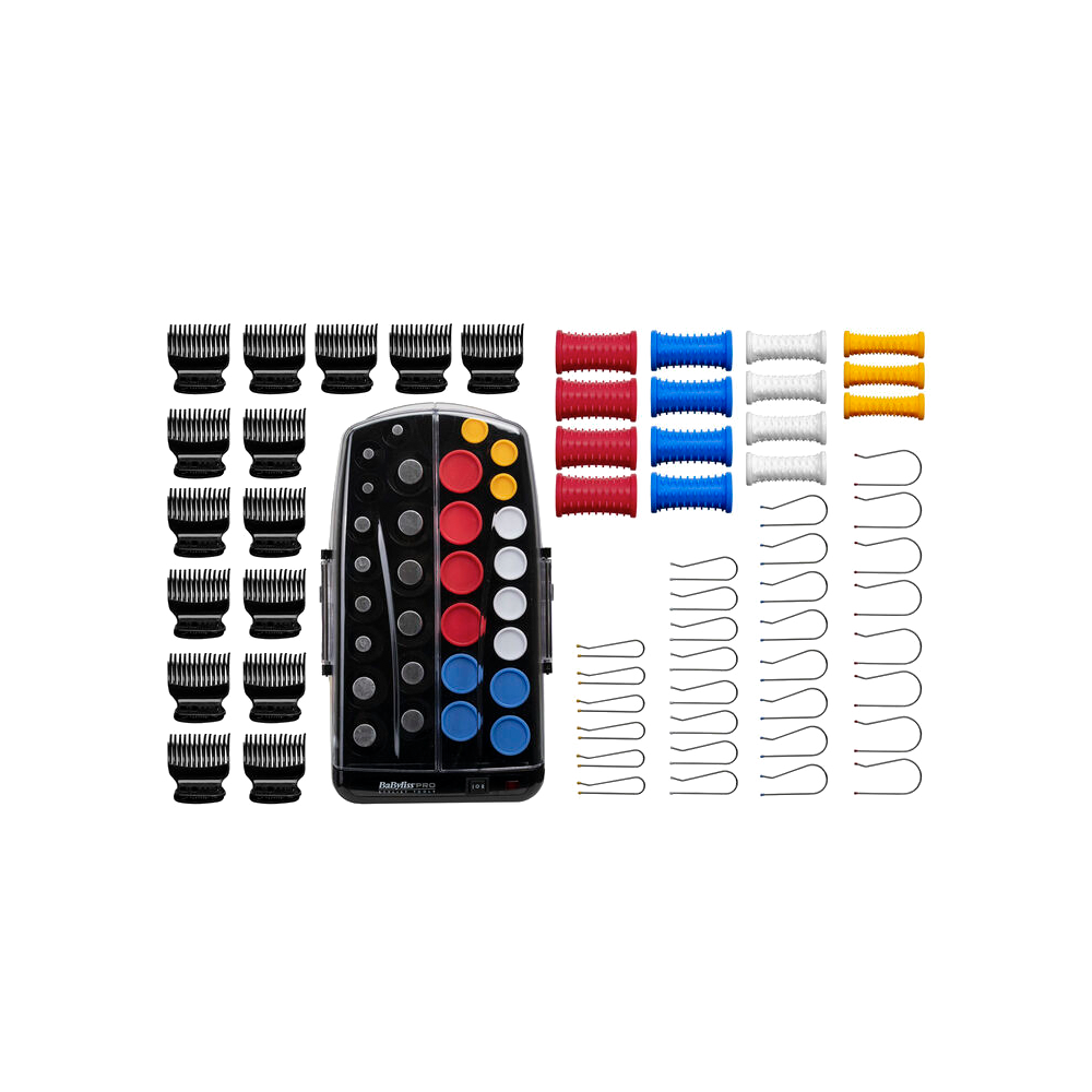 BaByliss Pro BAB3031BU 30 Piece Hair Curlers Heated Ceramic Rollers