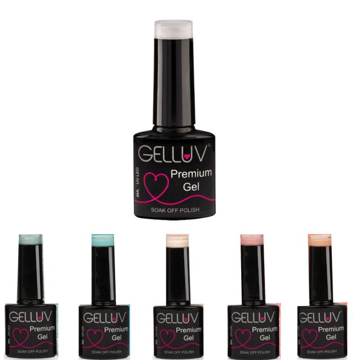 Gelluv Soak Off Gel Nail Polish Spring Collection - 8ml Bottles