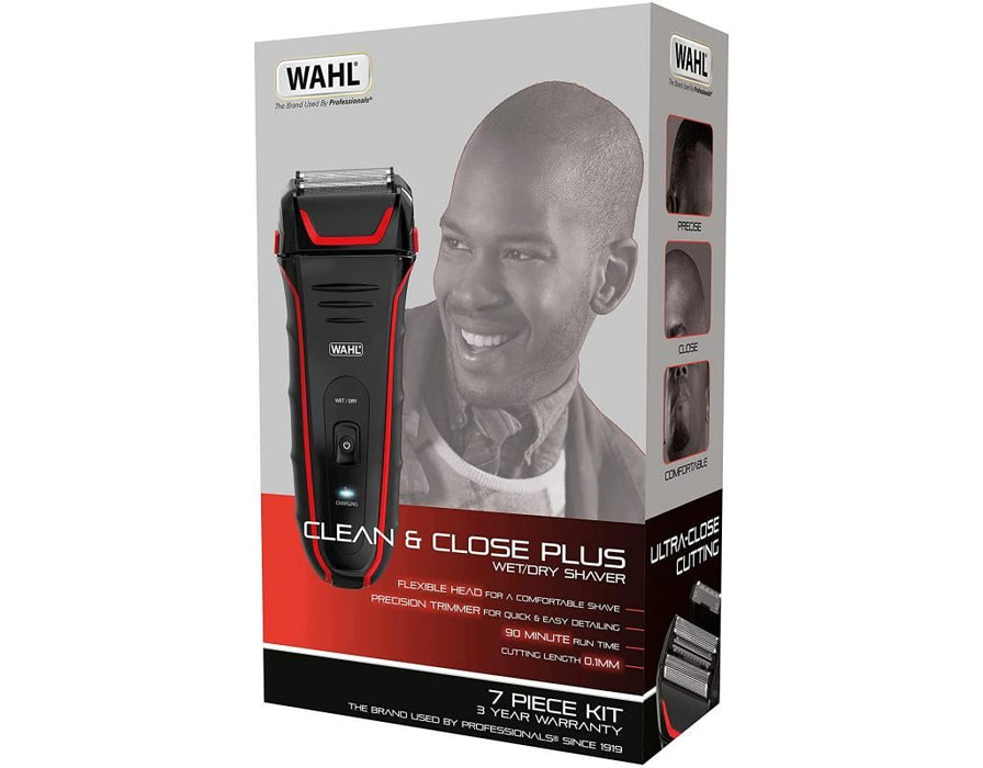 Wahl Clean and Close Shaver Plus Flexible Foil - Wet And Dry Shaving