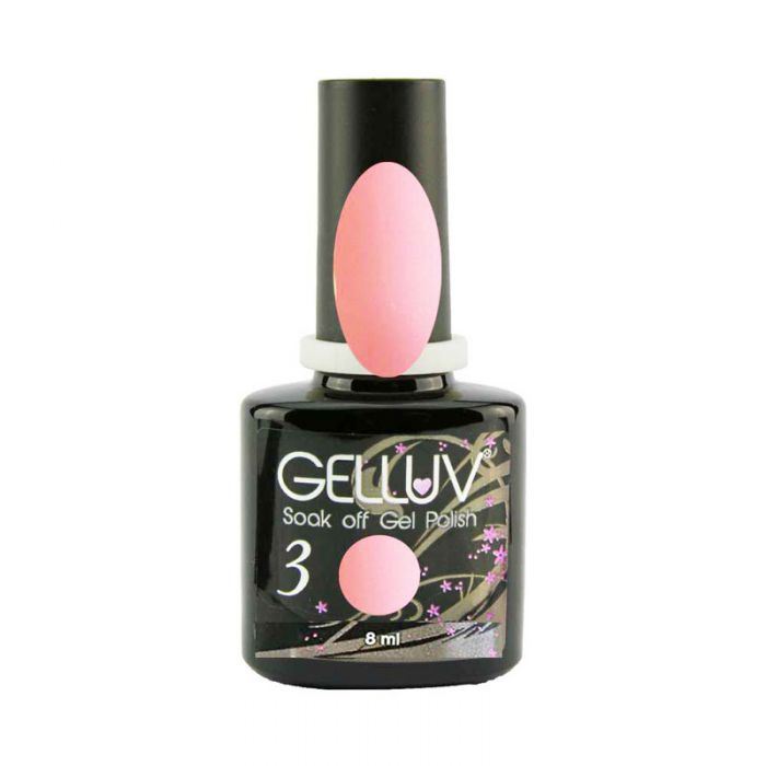 Gelluv Nail Polish UV LED Spring Collection Lasting Soak Off Gel 8ml - Rose Pink