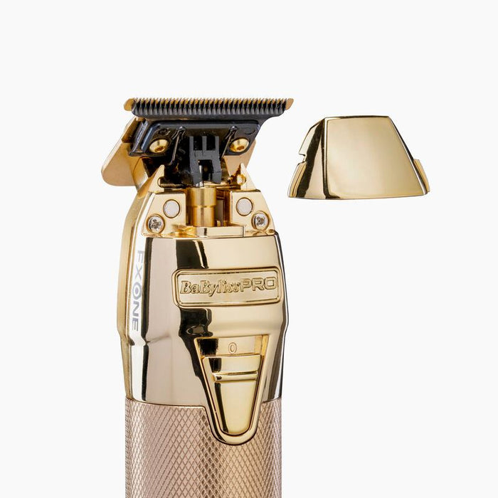 BaByliss Pro FXONE All Metal Cordless Skeleton Trimmer Interchangeable Battery Gold