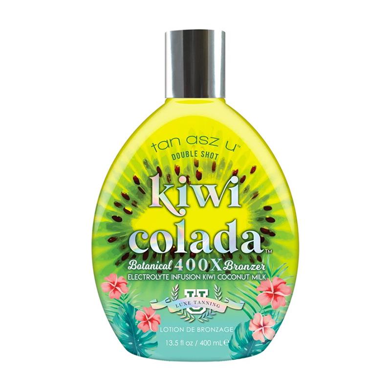 Tan Asz U Kiwi Colada Tanning Lotion Double Shot Botanical 400X Bronzer