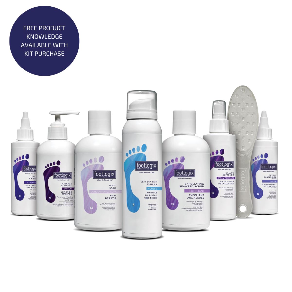 Footlogix Pro Starter Kit Full Professional Foot & Pedicure Tools Set Kit