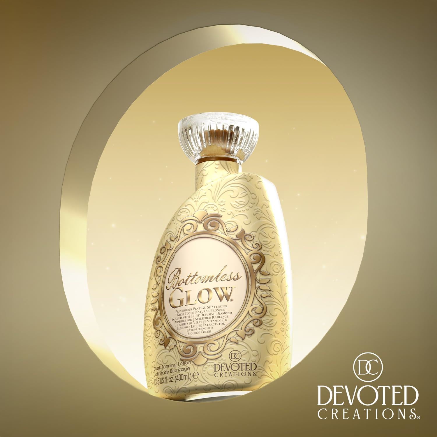 Devoted Creations Bottomless Glow – DHA-Free Luxury Bronzer for Radiant Glass Skin Glow