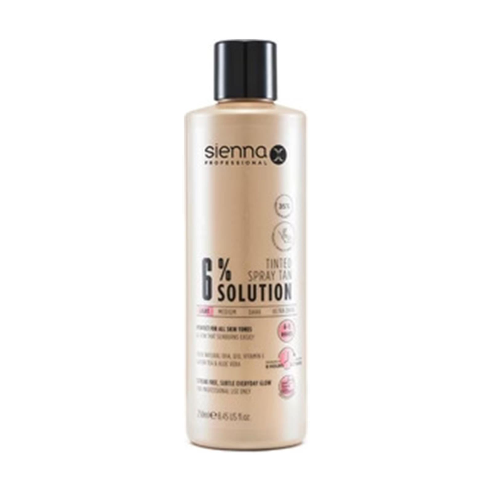 Sienna X Pro Tanning 6% Solution Streak Free Spray Tan Lotion 1 Litre