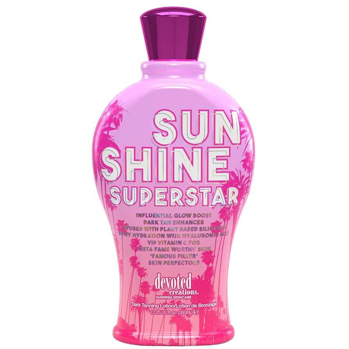 Devoted Creations Sunshine Superstar Tanning Lotion Glow Tan Enhancer 350 ML