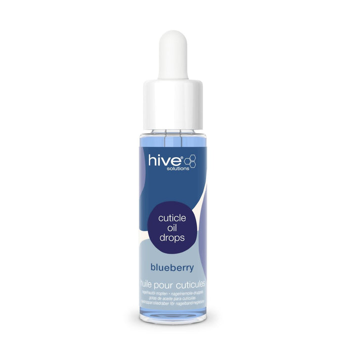 Hive Of Beauty Cuticle Oil Drops Manicure Nails Treatment - Blueberry