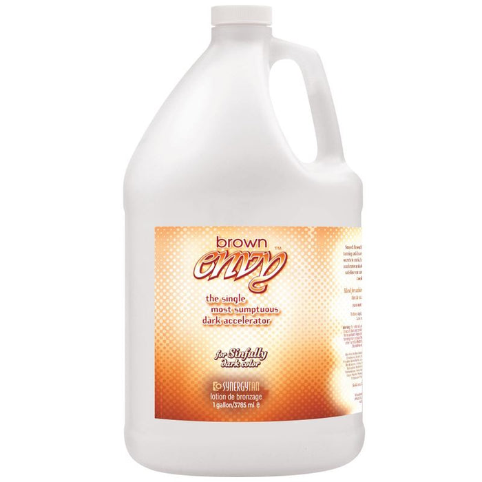 Synergy Tan Brown Envy Salon Tanning Lotion Dark Accelerator - 1 Gallon