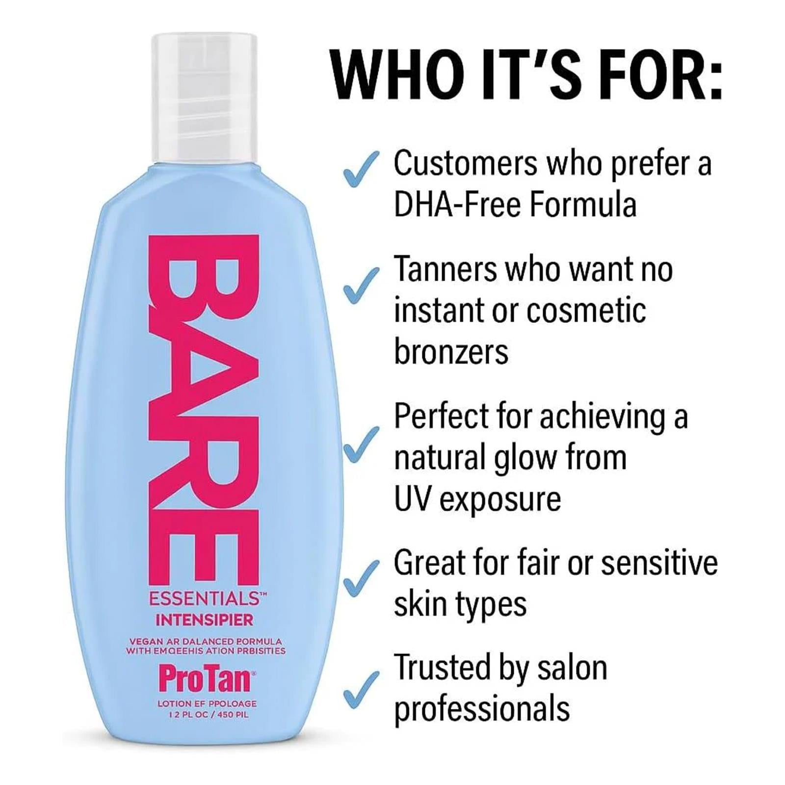 Pro Tan Bare Essentials Intensifier Advanced Accelerator Tanning Lotion - 236ml